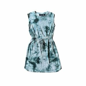 Cynthia Rowley Green Tie-Dye Mini Dress - Size S